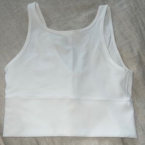 Lululemon White Power Pivot Tank